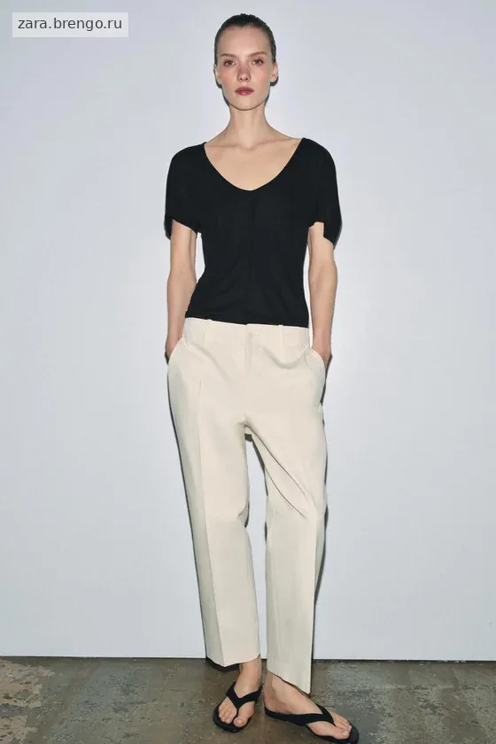 УКОРОЧЕННЫЕ БРЮКИ — коллекция Zara «ZW»