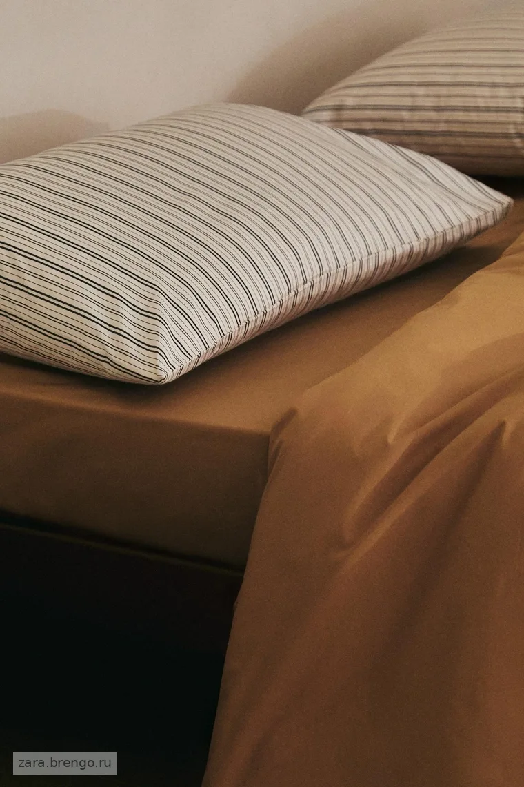 Приталенная простыня с резинкой percale | высота 40 см (300 нитей)