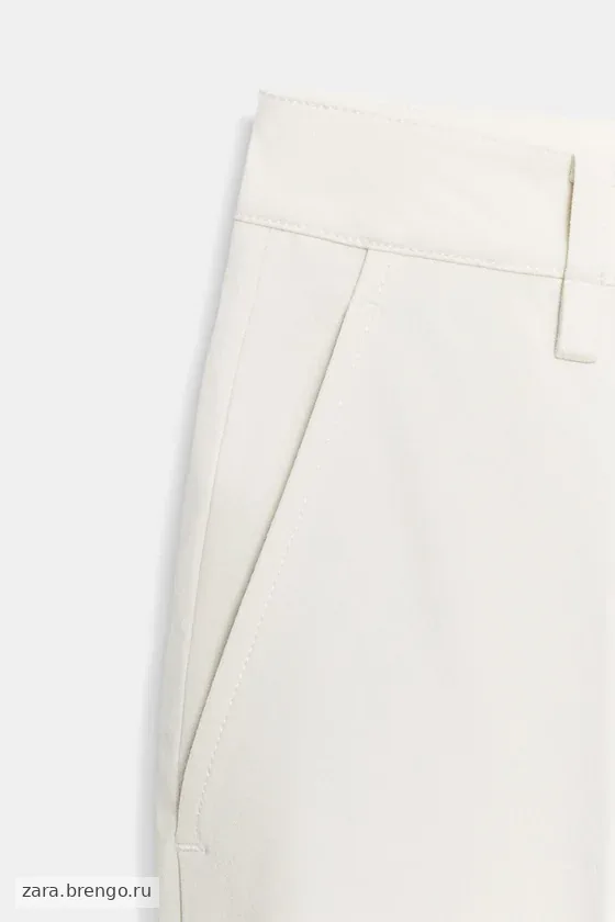 БРЮКИ ЧИНОС ПРЯМОГО КРОЯ — коллекция Zara «ZW»
