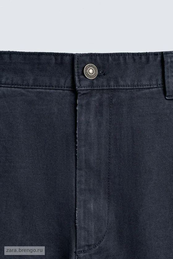 БРЮКИ  С ЭФФЕКТОМ ПОТЕРТОСТИ