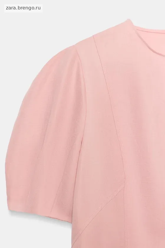 ПЛАТЬЕ МИДИ ИЗ ЛЬНА — коллекция Zara «ZW»