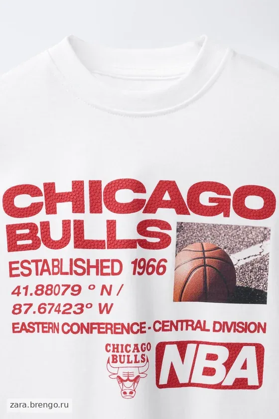 ФУТБОЛКА С ПРИНТОМ NBA - CHICAGO BULLS