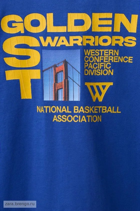 ФУТБОЛКА С ПРИНТОМ NBA - GOLDEN STATE WARRIORS