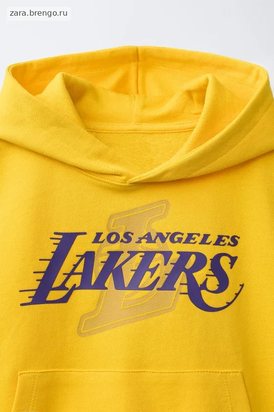 ТОЛСТОВКА-ЖИЛЕТ С КАПЮШОНОМ NBA — LOS ANGELES LAKERS