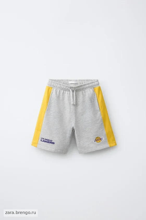 ШОРТЫ ИЗ МЯГКОЙ ТКАНИ NBA - LOS ÁNGELES LAKERS