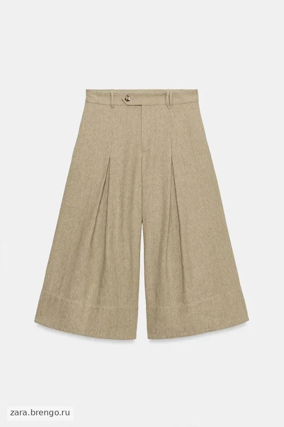 ШИРОКИЕ БРЮКИ ИЗ ЛЬНА — коллекция Zara «ZW»