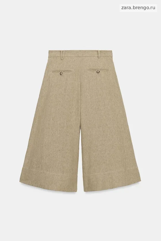 ШИРОКИЕ БРЮКИ ИЗ ЛЬНА — коллекция Zara «ZW»
