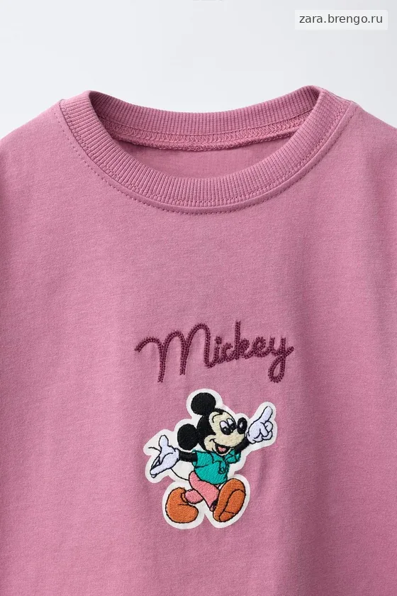 ФУТБОЛКА С ВЫШИВКОЙ «МИККИ МАУС» © DISNEY