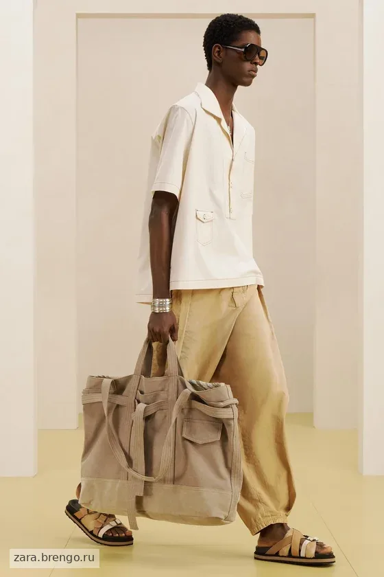 Хлопковая сумка zara