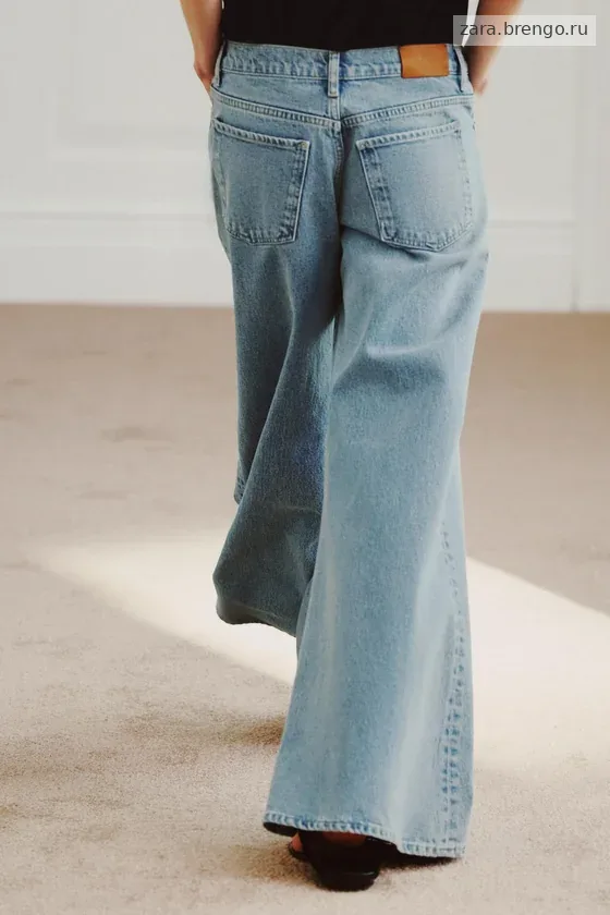 ДЖИНСЫ коллекция Zara «ZW» MAXI  С НИЗКОЙ ПОСАДКОЙ