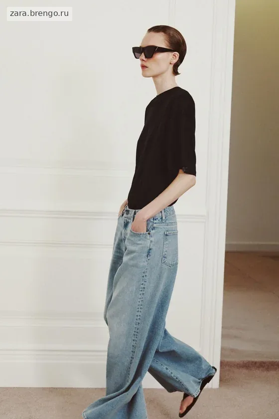 ДЖИНСЫ коллекция Zara «ZW» MAXI  С НИЗКОЙ ПОСАДКОЙ