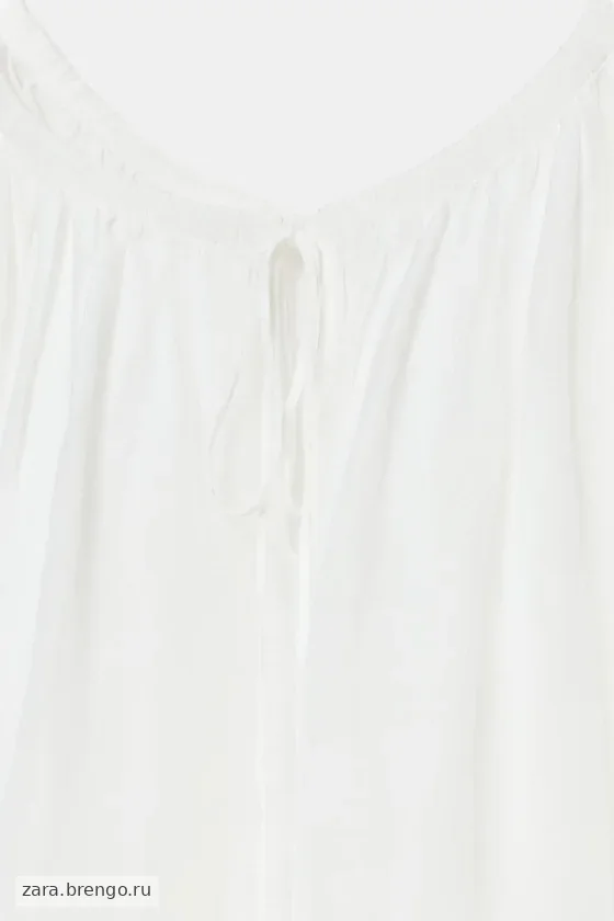 БЛУЗА ИЗ ЛЬНА — коллекция Zara «ZW»