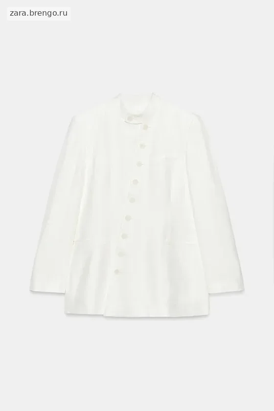 ДВУБОРТНЫЙ БЛЕЙЗЕР С ПУГОВИЦАМИ — коллекция Zara «ZW»