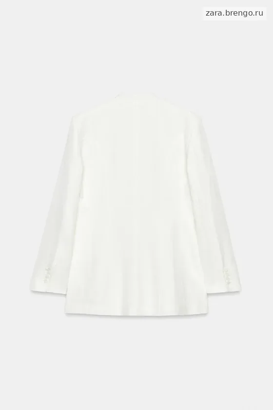 ДВУБОРТНЫЙ БЛЕЙЗЕР С ПУГОВИЦАМИ — коллекция Zara «ZW»