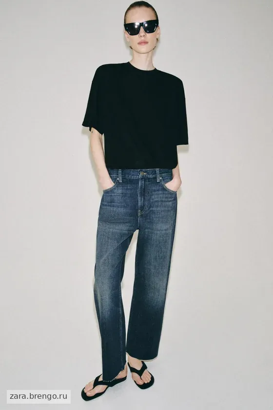 ДЖИНСЫ коллекция Zara «ZW» LOOSE С НИЗКОЙ ПОСАДКОЙ