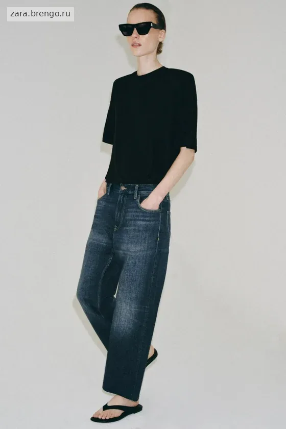 ДЖИНСЫ коллекция Zara «ZW» LOOSE С НИЗКОЙ ПОСАДКОЙ