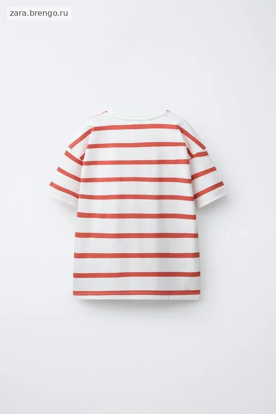 ФУТБОЛКА HEAVY WEIGHT В ПОЛОСКУ С НАДПИСЬЮ