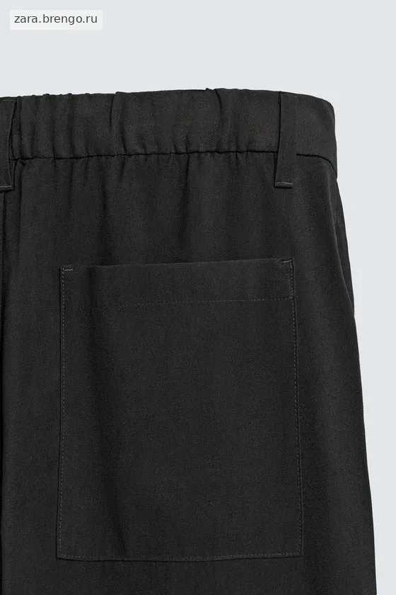 БРЮКИ  ИЗ СТРУЯЩЕЙСЯ ТКАНИ