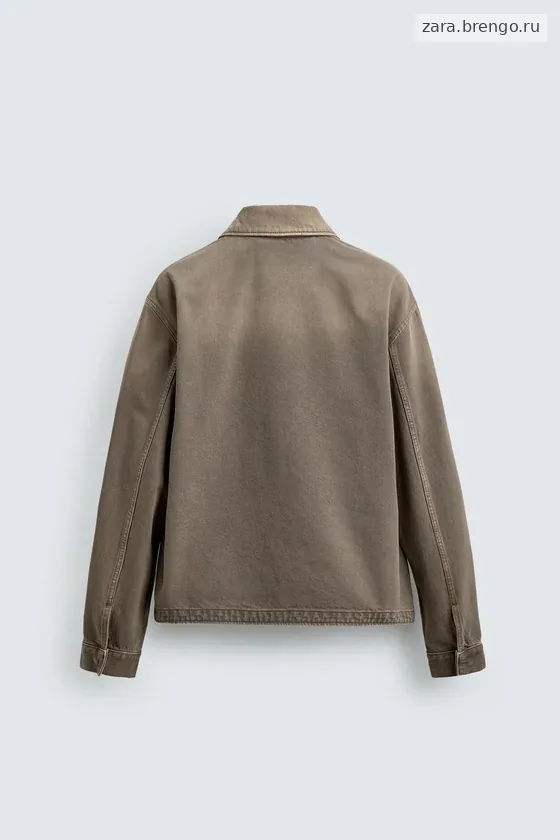 ДЖИНСОВАЯ КУРТКА стандартной посадки НА МОЛНИИ