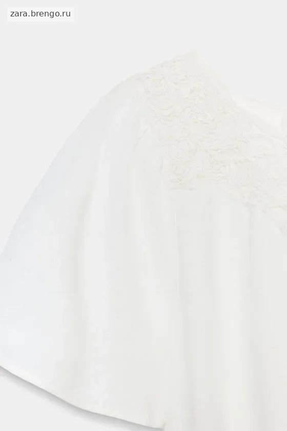 ЛЬНЯНОЕ ПЛАТЬЕ МИДИ С ВЯЗАНЫМИ ЭЛЕМЕНТАМИ — коллекция Zara «ZW»
