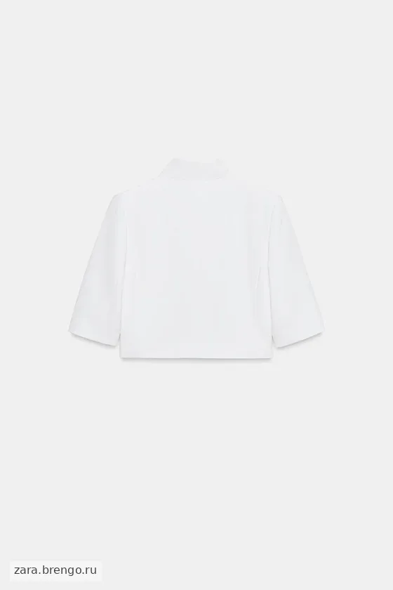 УКОРОЧЕННЫЙ БЛЕЙЗЕР С КОРОТКИМИ РУКАВАМИ — коллекция Zara «ZW»