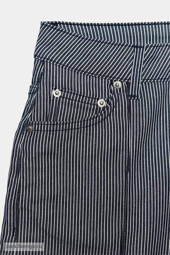 ДЖИНСЫ  С ВЫСОКОЙ ПОСАДКОЙ — коллекция Zara «ZW»