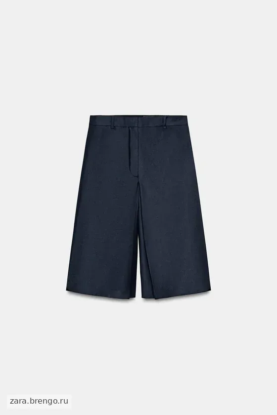 ДЛИННЫЕ ШОРТЫ ИЗ СМЕСОВОЙ ШЕРСТИ — коллекция Zara «ZW»