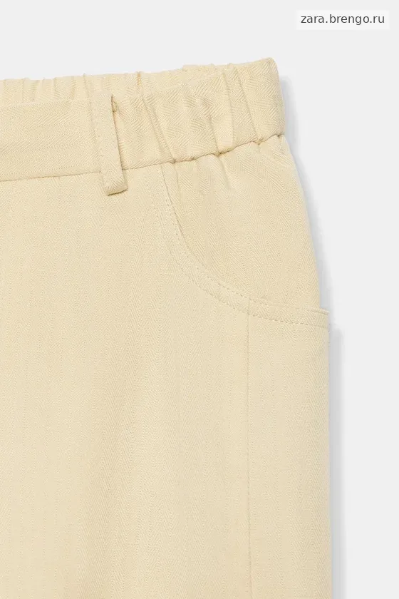 БРЮКИ ИЗ ТКАНИ «ЁЛОЧКА» — коллекция Zara «ZW»