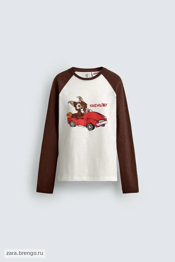 ФУТБОЛКА ИЗ ХЛОПКА С ИЛЛЮСТРАЦИЕЙ GREMLINS™ & © X DYLAN´S T-SHIRT CLUB X ZARA