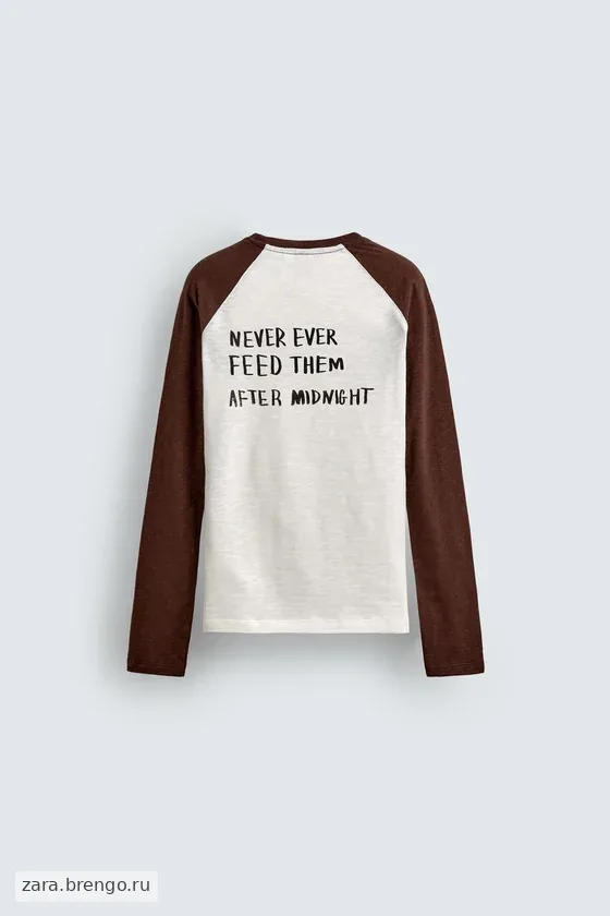 ФУТБОЛКА ИЗ ХЛОПКА С ИЛЛЮСТРАЦИЕЙ GREMLINS™ & © X DYLAN´S T-SHIRT CLUB X ZARA