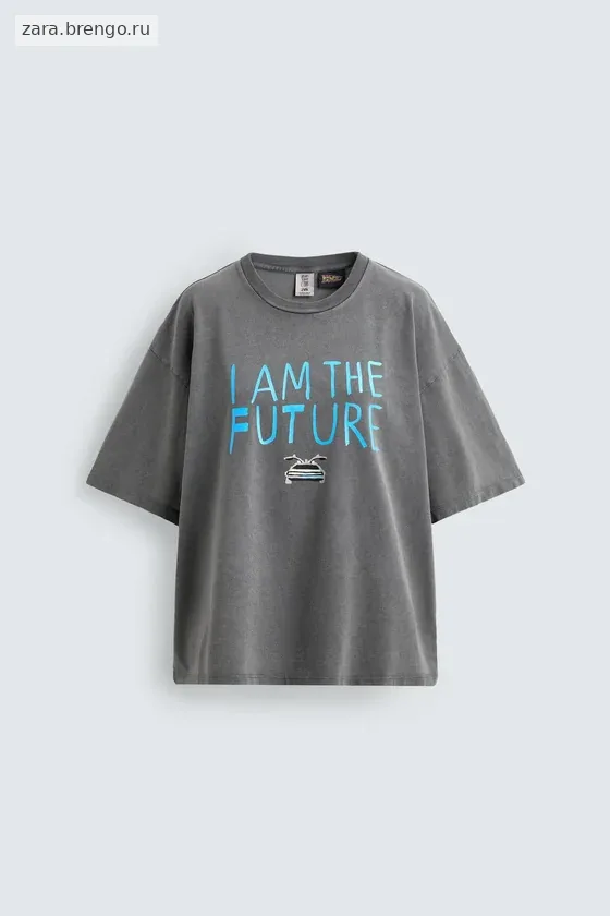 ФУТБОЛКА С ИЛЛЮСТРАЦИЕЙ BACK TO THE FUTURE© UCS LLC AND AMBLIN X DYLAN´S T-SHIRT CLUB X ZARA