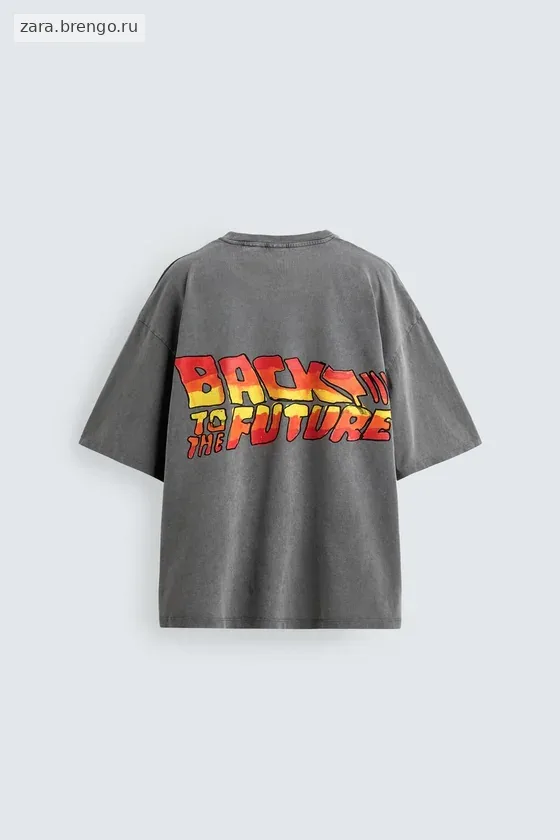 ФУТБОЛКА С ИЛЛЮСТРАЦИЕЙ BACK TO THE FUTURE© UCS LLC AND AMBLIN X DYLAN´S T-SHIRT CLUB X ZARA