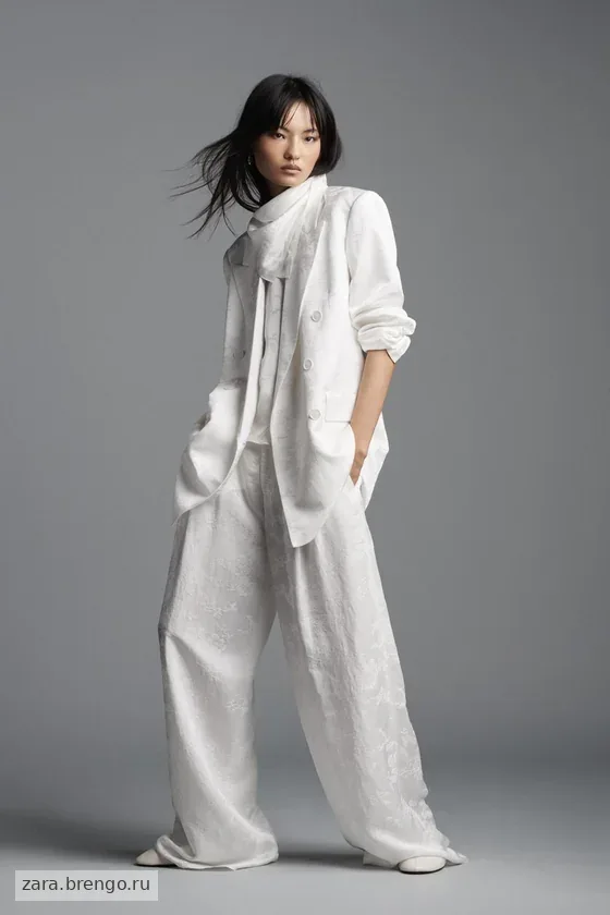 ЖАККАРДОВЫЕ БРЮКИ — коллекция Zara «ZW» лимитированная серия