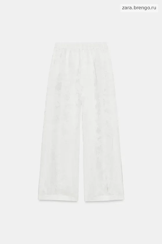 ЖАККАРДОВЫЕ БРЮКИ — коллекция Zara «ZW» лимитированная серия