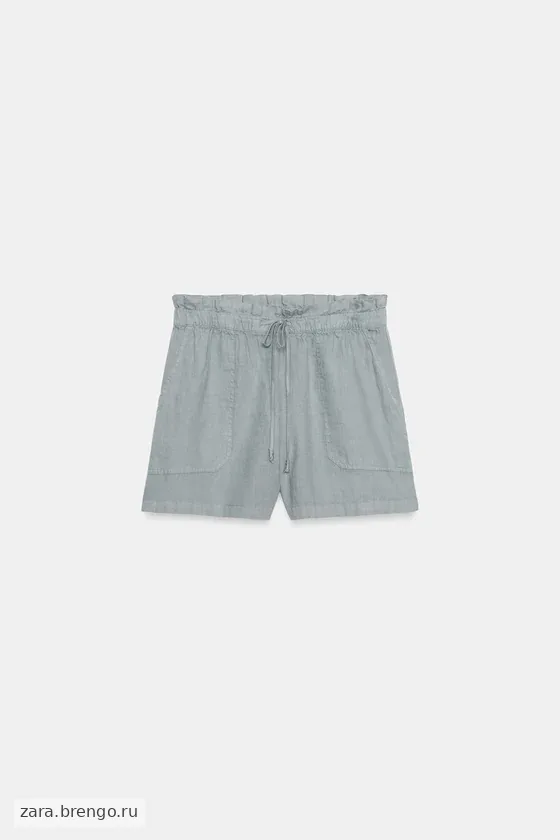 ЛЬНЯНЫЕ ШОРТЫ — коллекция Zara «ZW»