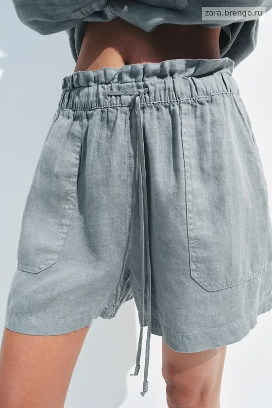 ЛЬНЯНЫЕ ШОРТЫ — коллекция Zara «ZW»
