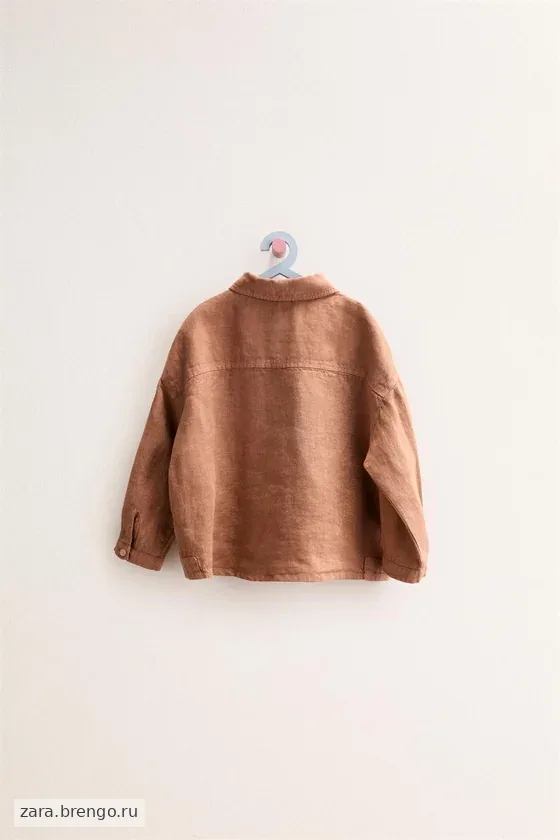 Zara «Timeless» — КУРТКА-РУБАШКА ИЗ 100% ЛЬНА