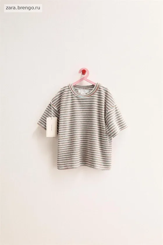 Zara «Timeless» - ФУТБОЛКА МАХРОВАЯ В ПОЛОСКУ
