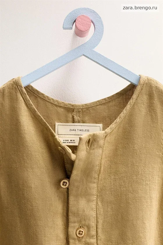 Zara «Timeless» - ДЛИННЫЙ КОМБИНЕЗОН ИЗ 100% ЛЬНА