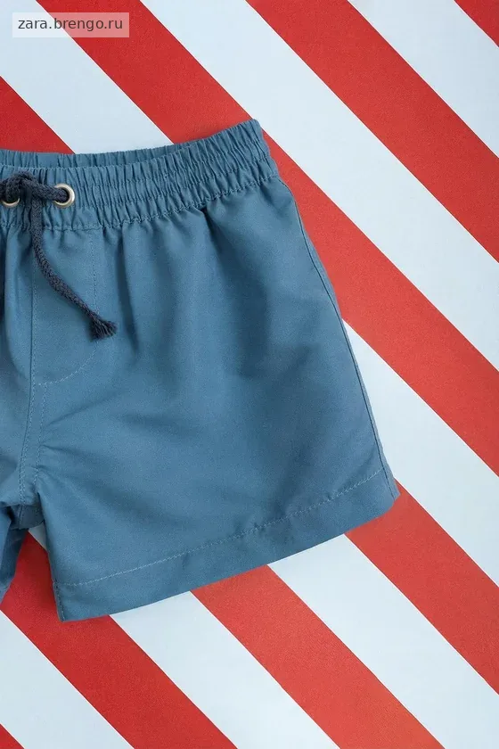 Zara «Timeless» — ОДНОТОННЫЕ ПЛАВКИ-БЕРМУДЫ
