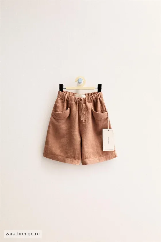 Zara «Timeless» - ЛЬНЯНЫЕ ШОРТЫ