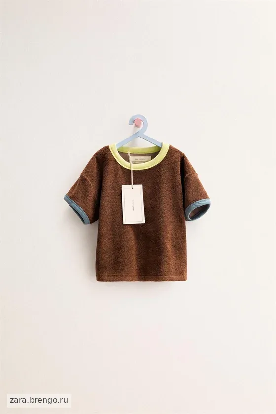 ФУТБОЛКА Zara «Timeless» ИЗ МАХРОВОЙ ТКАНИ