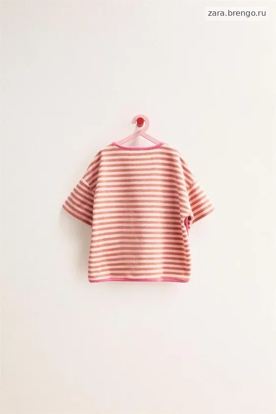 Zara «Timeless» - ФУТБОЛКА С ПОЛОСАТЫМ ПОЛОТЕНЦЕМ