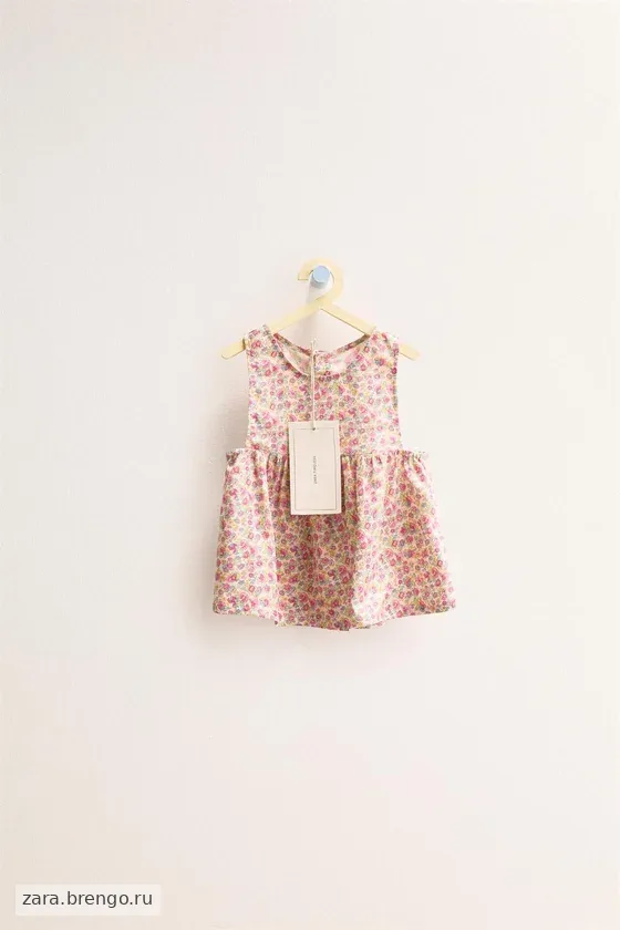 Zara «Timeless» — ЛЬНЯНОЙ ТОП С ЦВЕТОЧНЫМ ПРИНТОМ