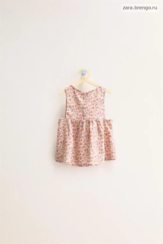 Zara «Timeless» — ЛЬНЯНОЙ ТОП С ЦВЕТОЧНЫМ ПРИНТОМ