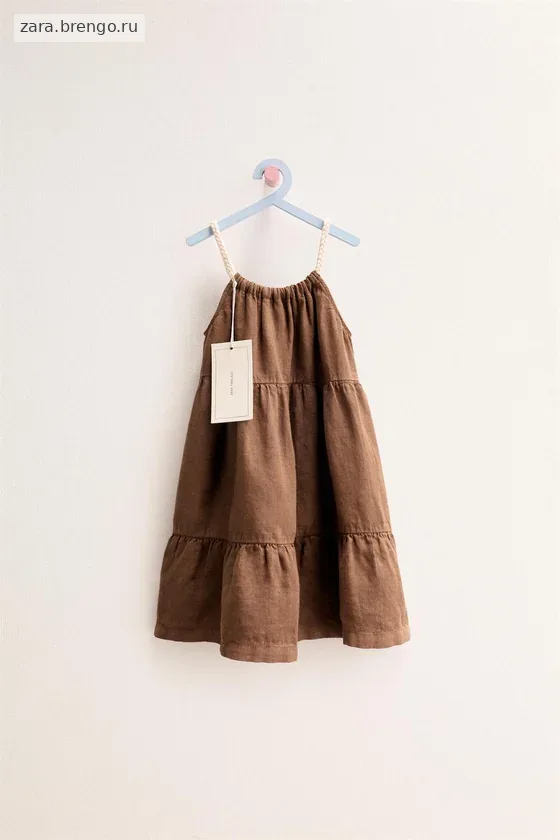 Zara «Timeless» — ПЛАТЬЕ ИЗ 100% ЛЬНА С ПАНЕЛЯМИ