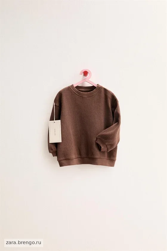 Zara «Timeless» - ТОЛСТОВКА ВАФЕЛЬНОГО ПЕРЕПЛЕТЕНИЯ