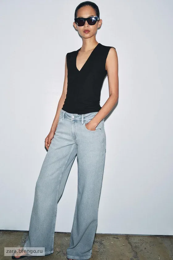 ДЖИНСЫ  С НИЗКОЙ ПОСАДКОЙ — коллекция Zara «ZW»