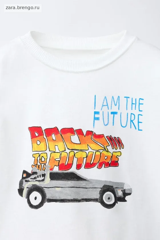 ФУТБОЛКА С ИЛЛЮСТРАЦИЕЙ «НАЗАД В БУДУЩЕЕ» X DYLAN´S T-SHIRT CLUB X ZARA