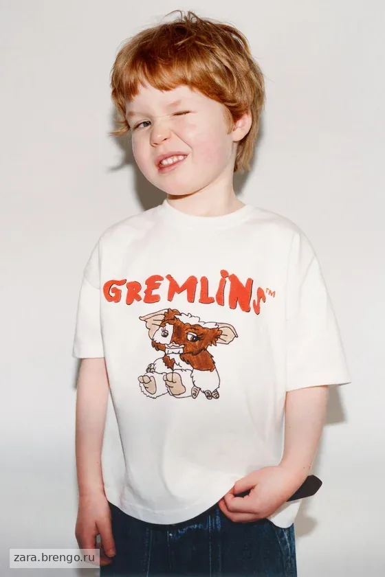 ФУТБОЛКА С ИЛЛЮСТРАЦИЕЙ GREMLINS™ & © X DYLAN´S T-SHIRT CLUB X ZARA